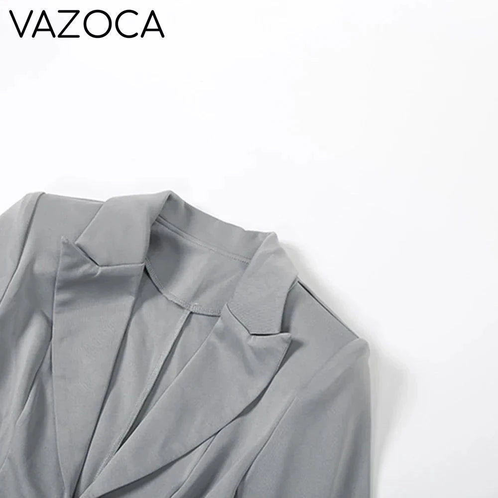 Blazer Ruched Dress
