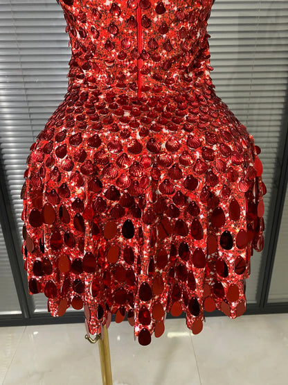 Life Of The Party Sequins Dress