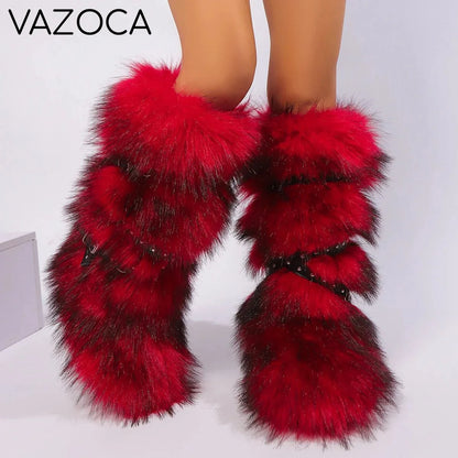 Plush Furry Boots