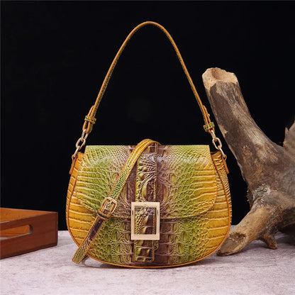 Reptile Pattern Crossbody Bag