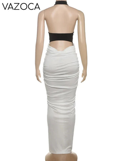 Priscilla Ruched Maxi Dress