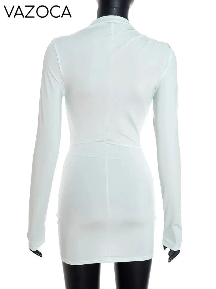 Anila Ruched Mini Dress