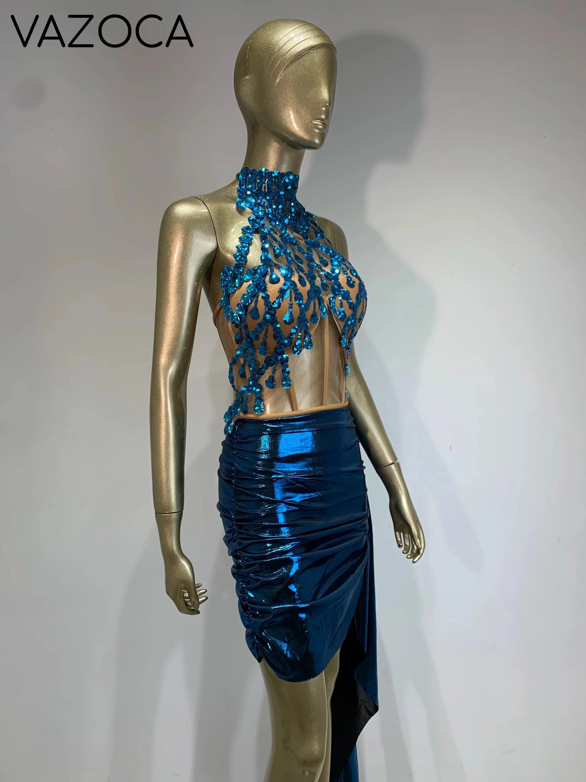 Katrina Sequins Skirt Set