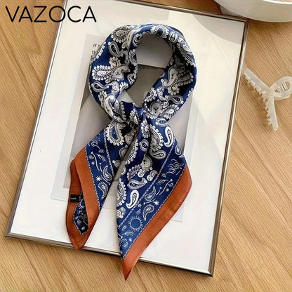 Houndstooth Printed Vintage Headscarf 4 68X68CM