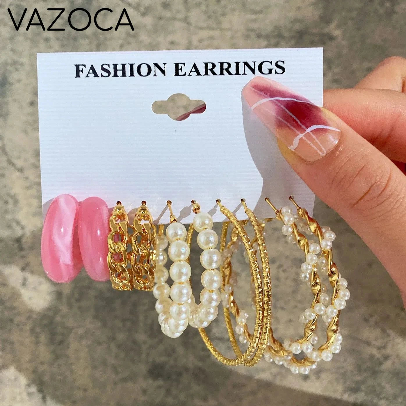 Bohemia Vintage Hoop Earring Set AY 54680