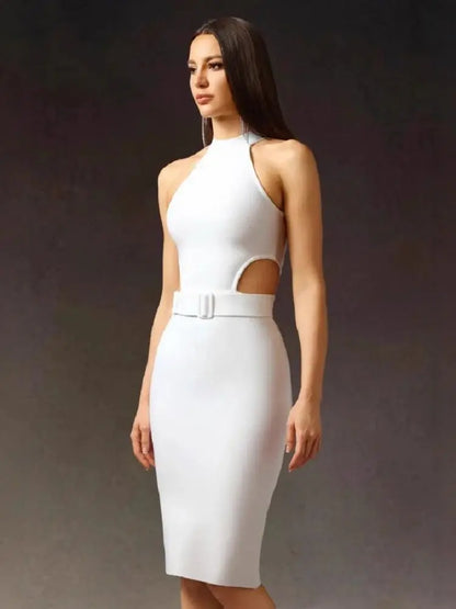 Your Needs Met Bandage Midi Dress