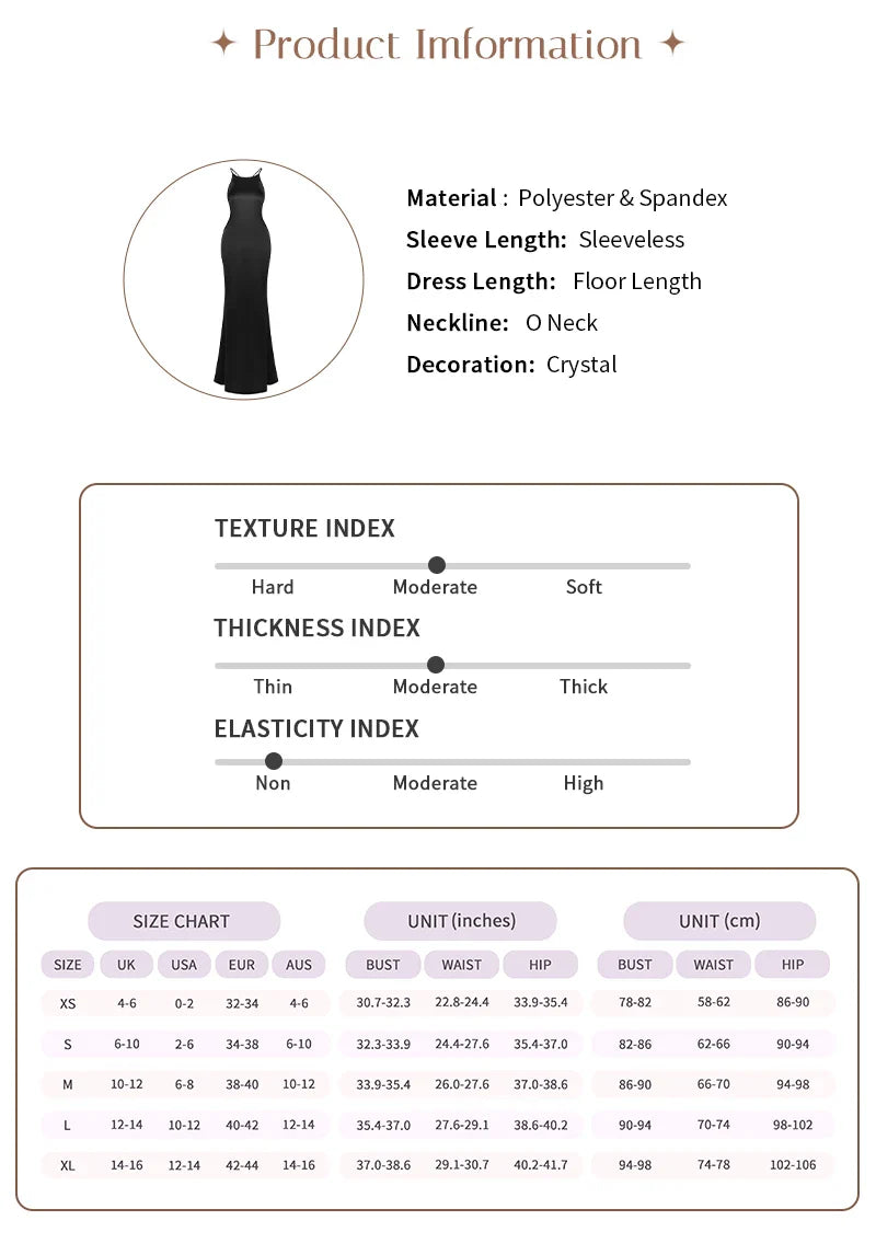 Backless Satin Maxi Dress