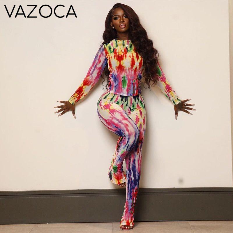 Mesh Tie Dye Stunning Set