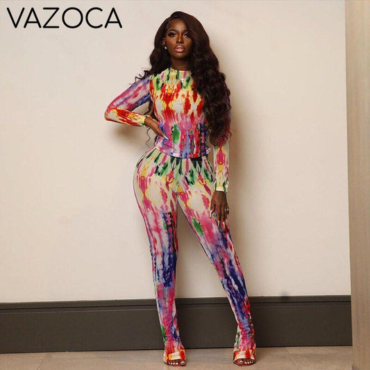 Mesh Tie Dye Stunning Set