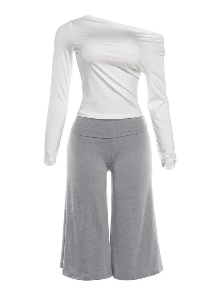 Anita Crop Pants Set