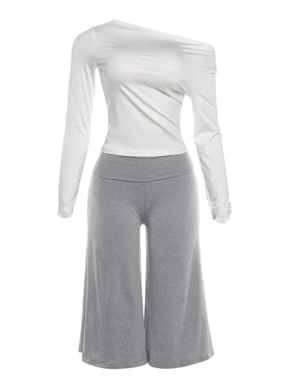 Anita Crop Pants Set