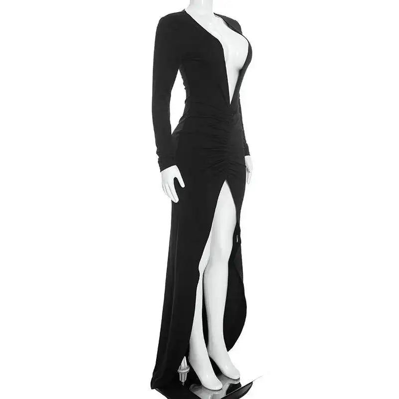 Viera Ruched Maxi Dress