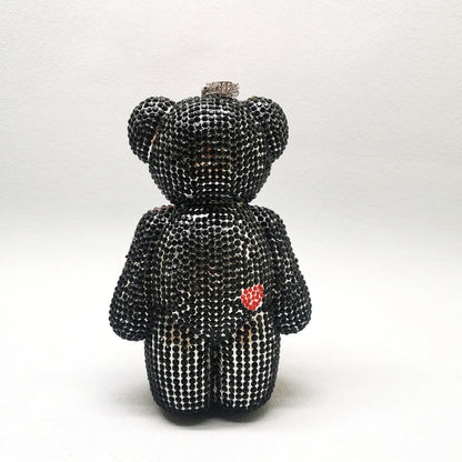 Mini Bear Diamond Clutch Bag