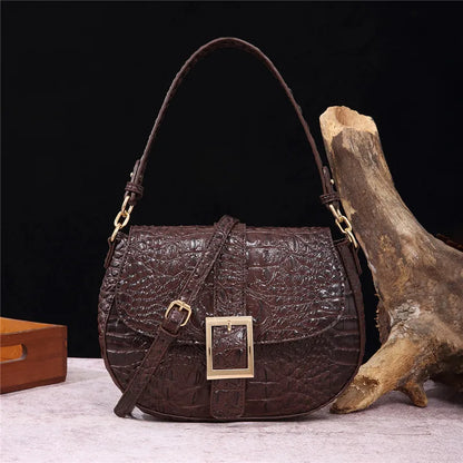 Reptile Pattern Crossbody Bag