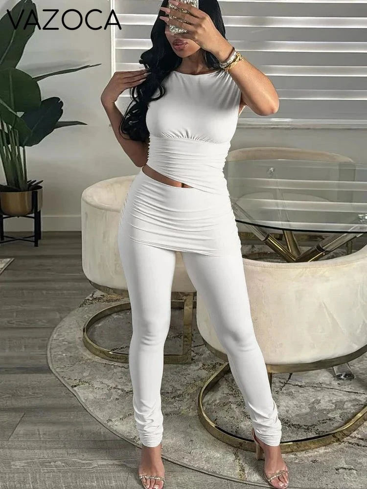 Daizy Ruched Pants Set