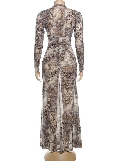 Katherine Ruched Maxi Dress
