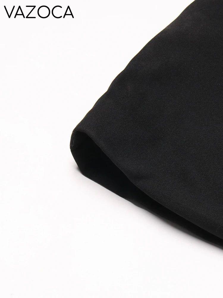 Notched Collar Belt Temperament Blazer