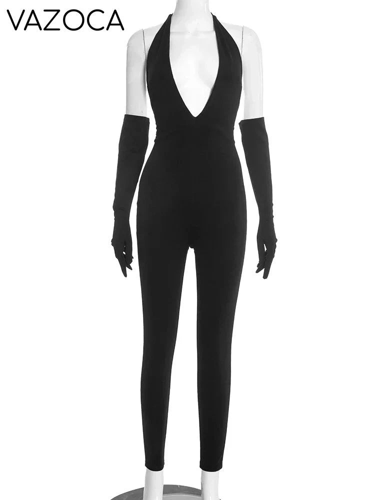 Shelli V-Neck Jumpsuit