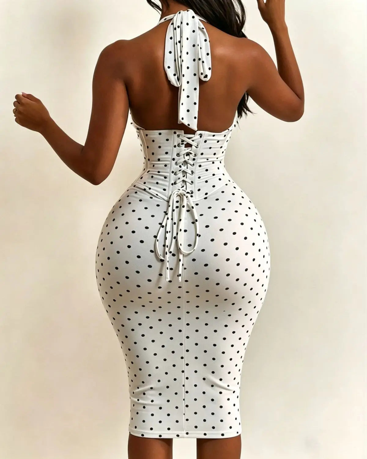Polka Dot Corset Dress