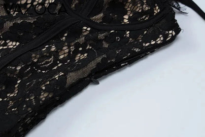 Double Lace Mini Dress
