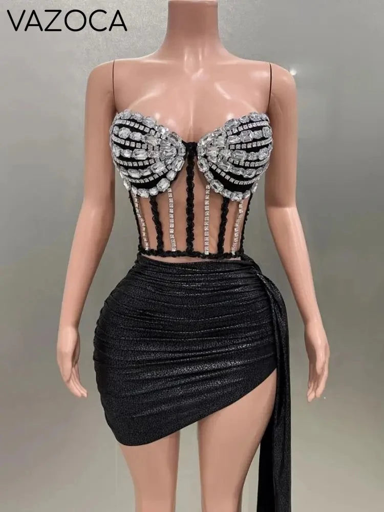 A Star Strapless Skirt Set