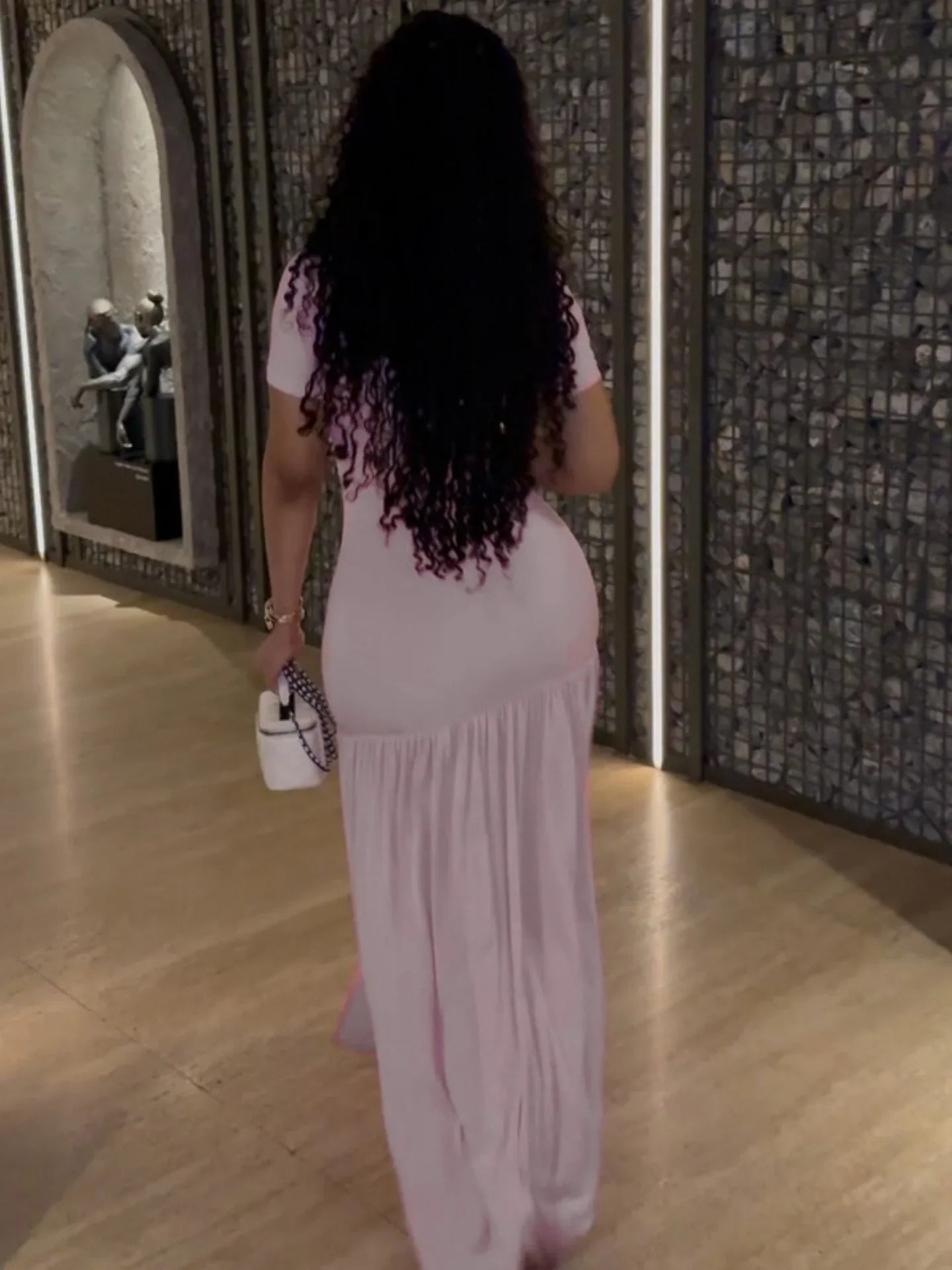 Yvana Ruffle Maxi Dress