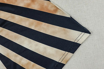 Zebra Print Cut Out Maxi Dress