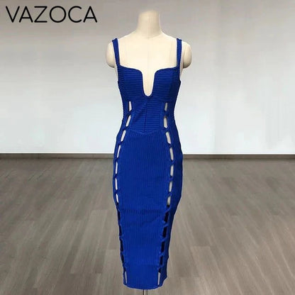 No Cuts Given Bandage Midi Dress