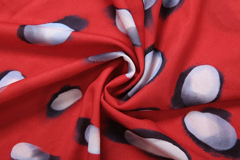 Polka Dot Shirt Mini Dress