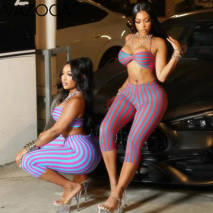 Wanda Striped Set