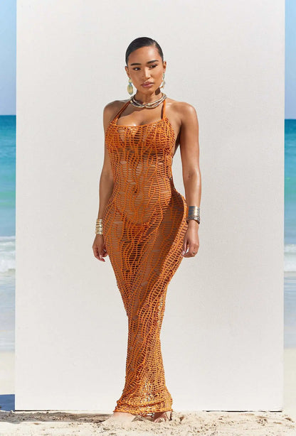 Bikini 3pcs Knitted Dress