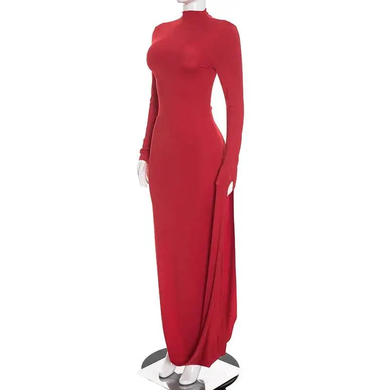 Linsey Turtleneck Maxi Dress