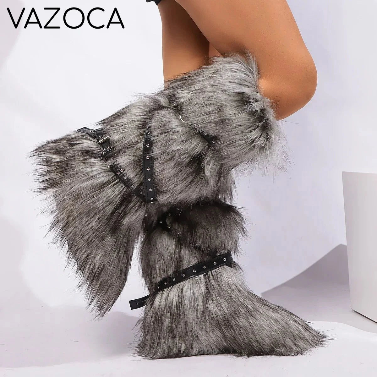 Plush Furry Boots