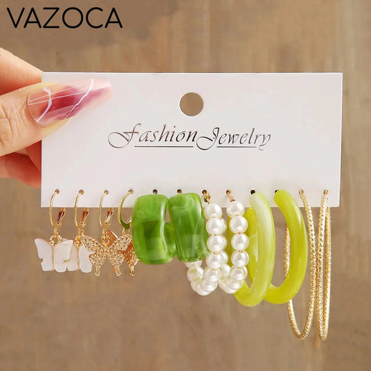 Bohemia Vintage Hoop Earring Set