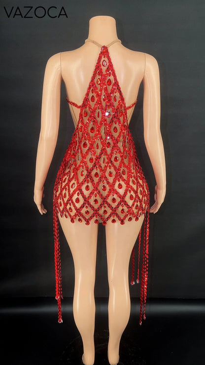 Diamonds In The Sky Mini Dress Set
