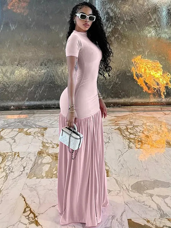 Yvana Ruffle Maxi Dress