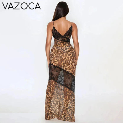 Wild Lace Illusion Dress