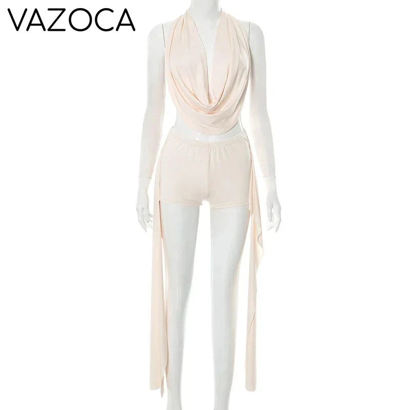 Olivya Side Tassel Short Set