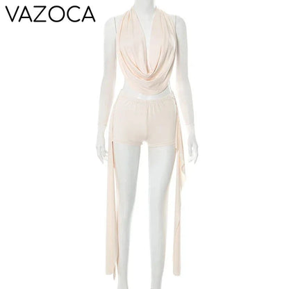 Olivya Side Tassel Short Set
