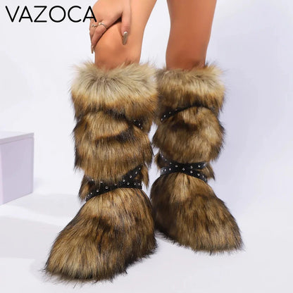 Plush Furry Boots