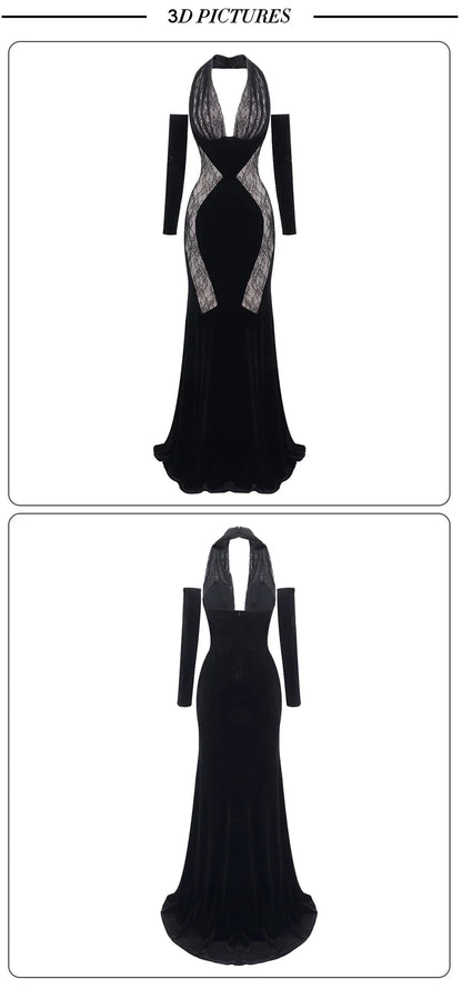Marissa Mesh Maxi Dress