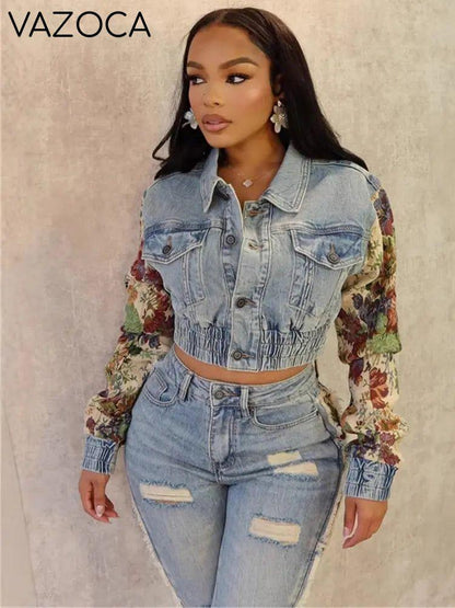 Sandra Denim Pants Set