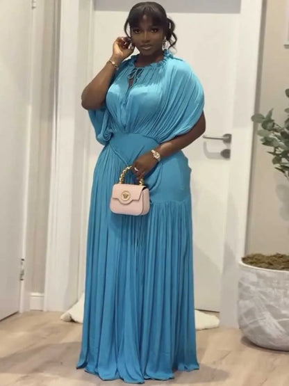 Chtistina Draped Maxi Dress