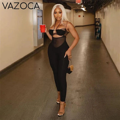 Baddie Club Mesh Jumpsuit