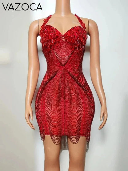Suzann Luxury Diamond Dress dress D