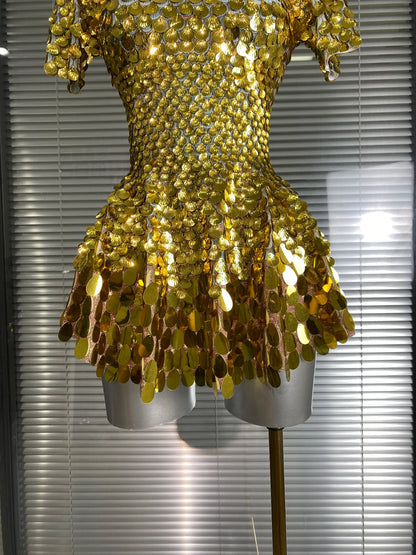 Life Of The Party Sequins Dress
