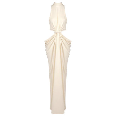 Twist-Cutout Maxi Dress
