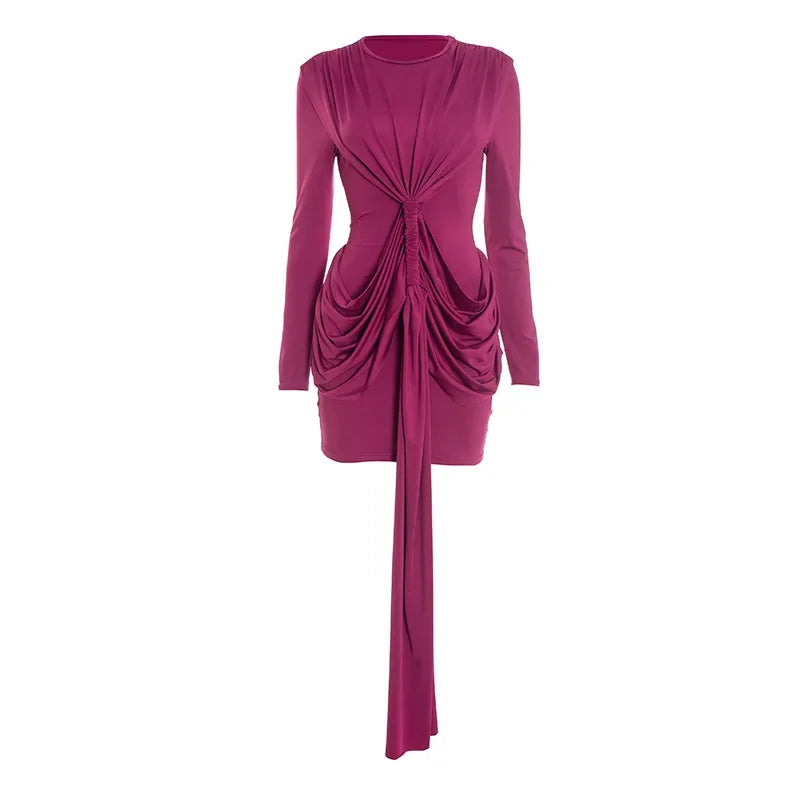 Tasha Ruched Bodycon Mini Dress