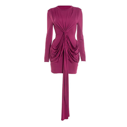 Tasha Ruched Bodycon Mini Dress
