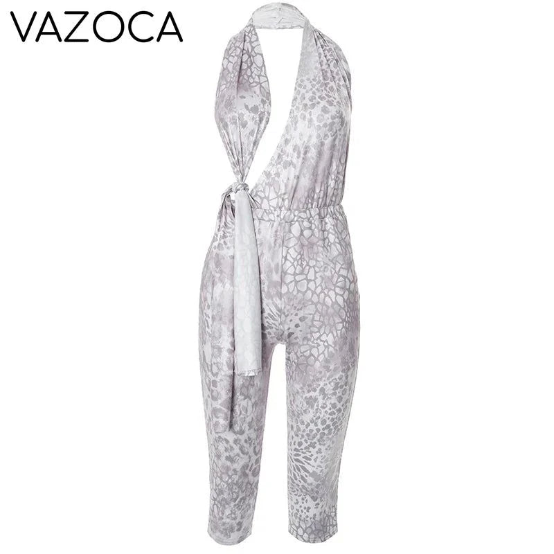 Evelyn Serpentine Print Jumpsuit